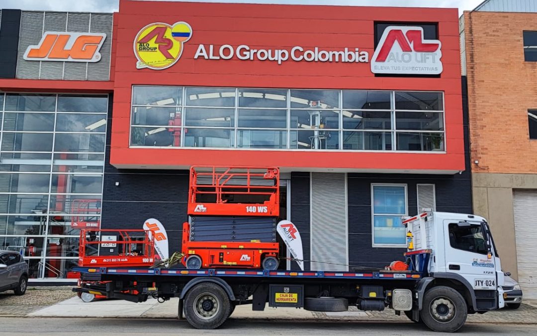 ALO Colombia entrega nuevas ventas con Plataformas Tijeras Eléctricas ALO Lift 140 WS
